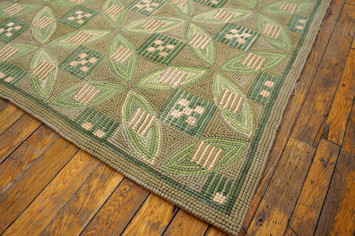 Contemporary American Hooked Rug (6' x 9' - 183x 274) In New Condition For Sale In New York, NY