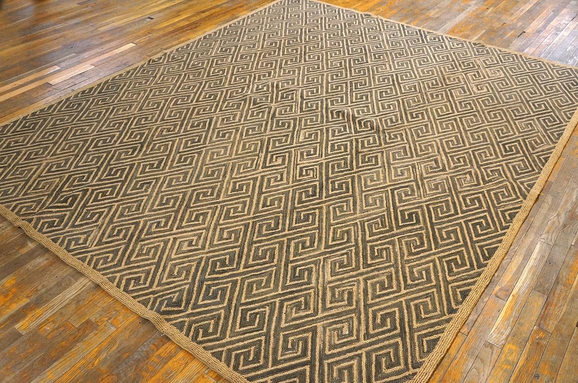 Contemporary Hooked Rug For Sale