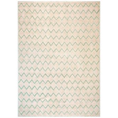 Contemporary Cotton Hooked Rug ( 6' x 9' - 245 x 305 )