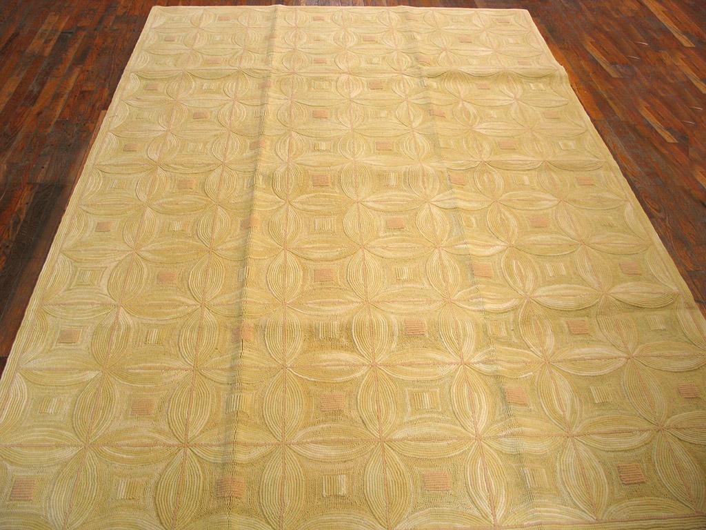 Contemporary  Cotton Hooked Rug 8' 0