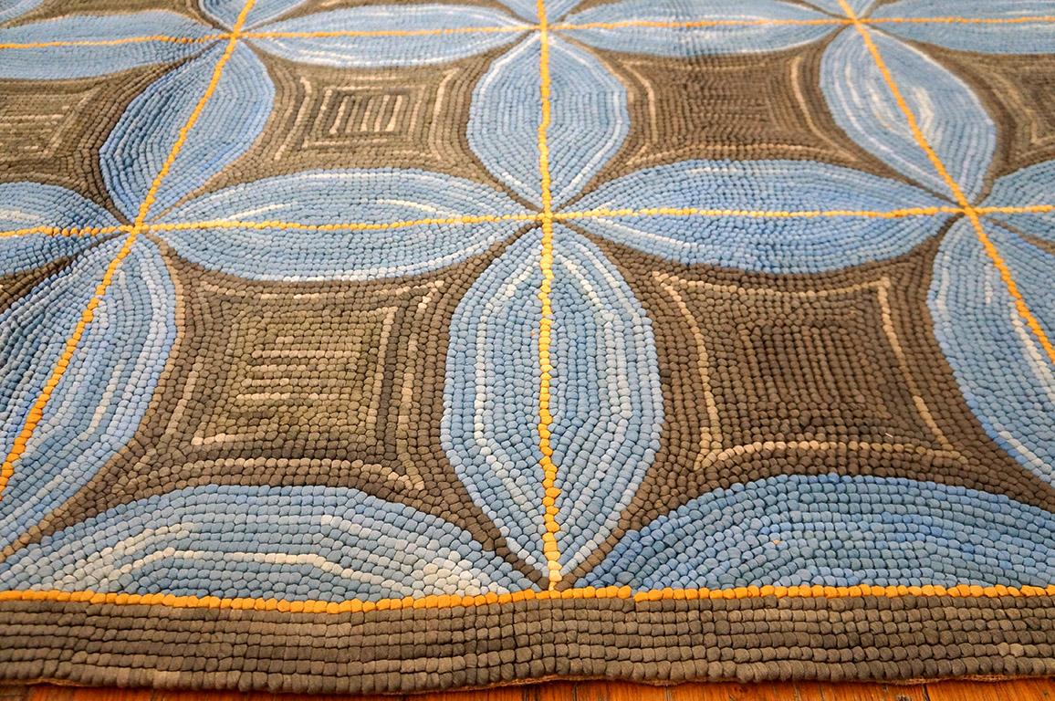 Cotton Hooked Rug 10