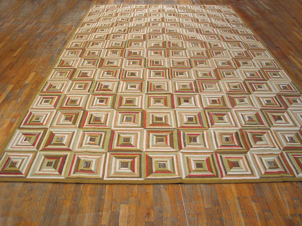 Contemporary  Hooked Rug (9' x 12' - 247 x 365 )