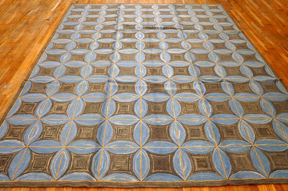 Chinese Cotton Hooked Rug