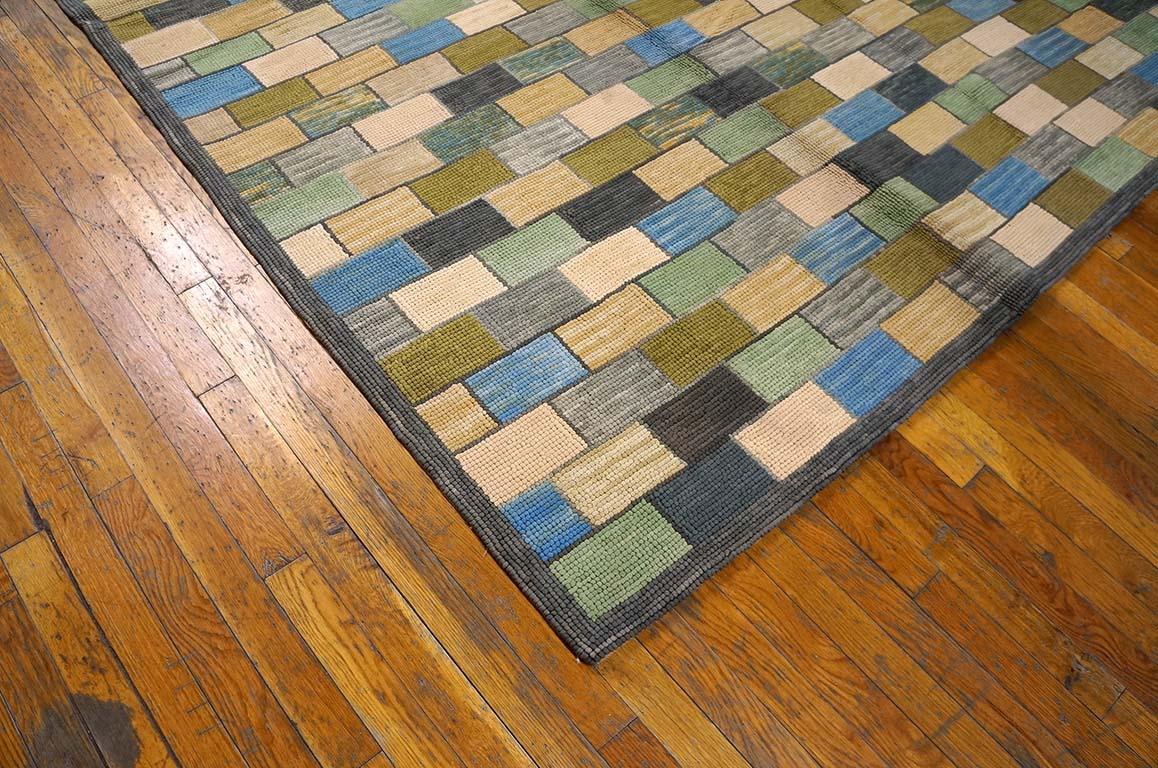 Contemporary Hooked Rug (9' x 12' - 274 x 365 ) (Chinesisch) im Angebot
