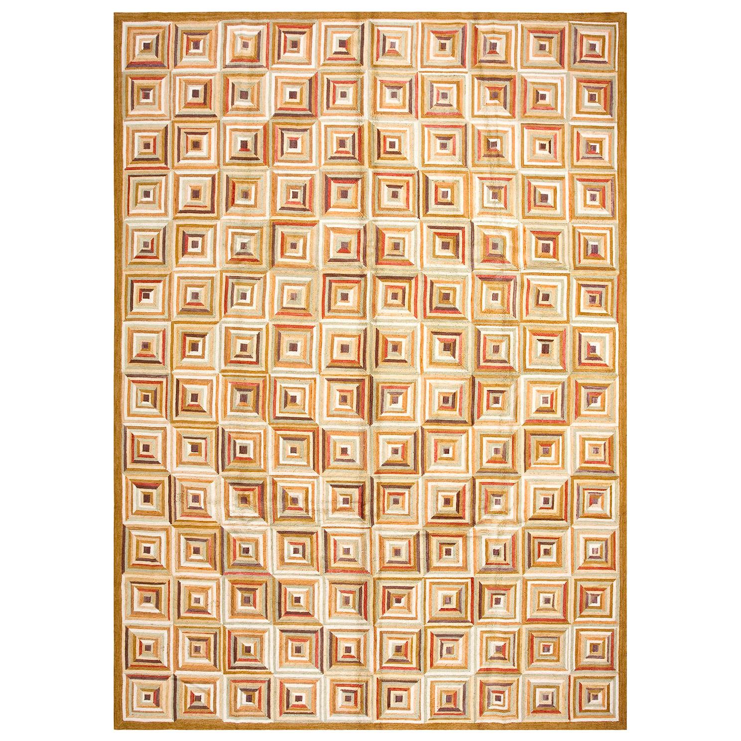 Contemporary  Hooked Rug (9' x 12' - 274 x 365 )