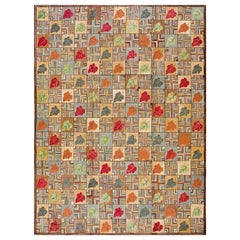 Contemporary American Hooked Rug (9' x 12' - 274 x 365)