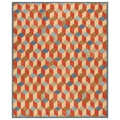 Contemporary Hooked Rug ( 9' x 12' - 275 x 365 cm )