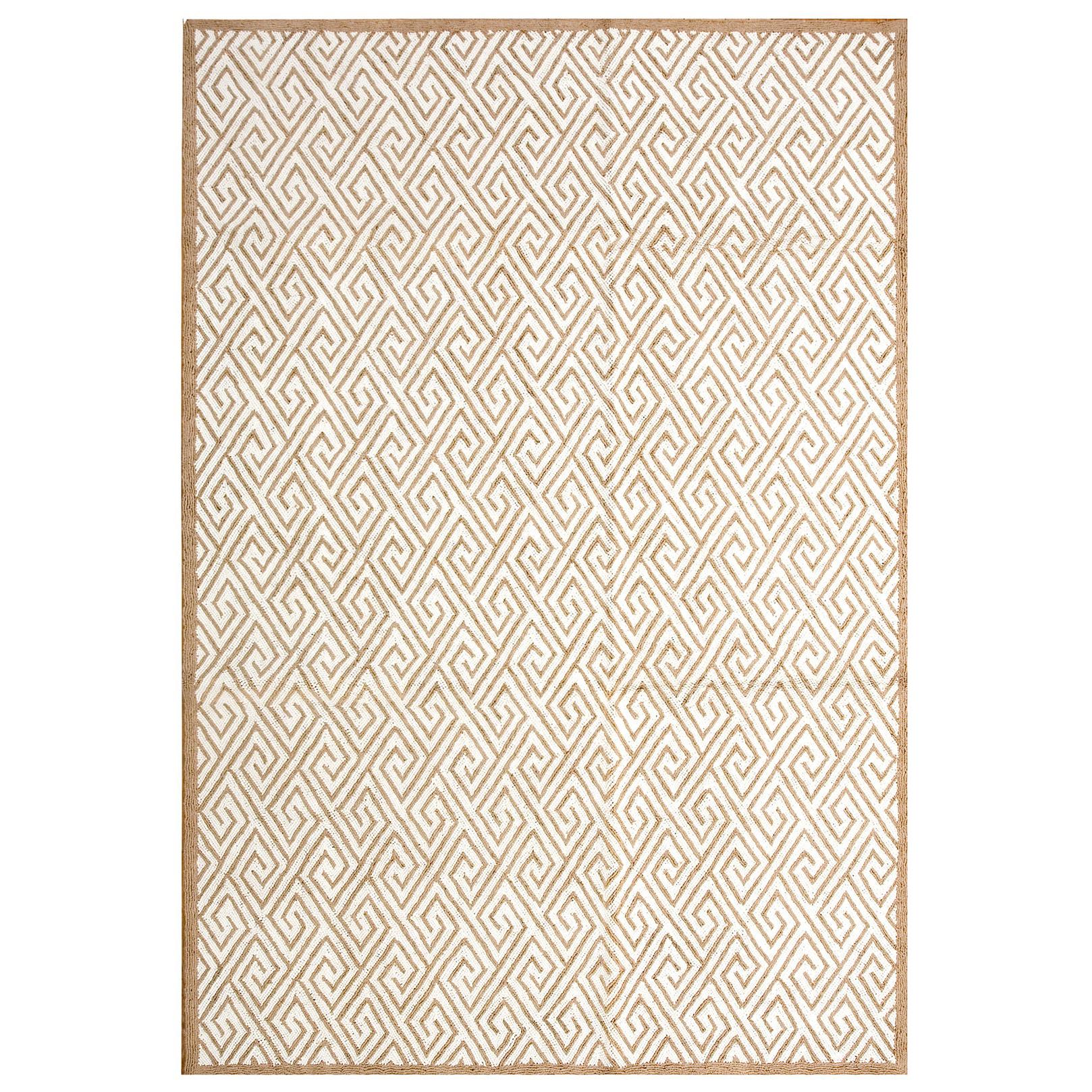 Contemporary  Cotton Hooked Rug 8' 0" x 10' 0"  For Sale