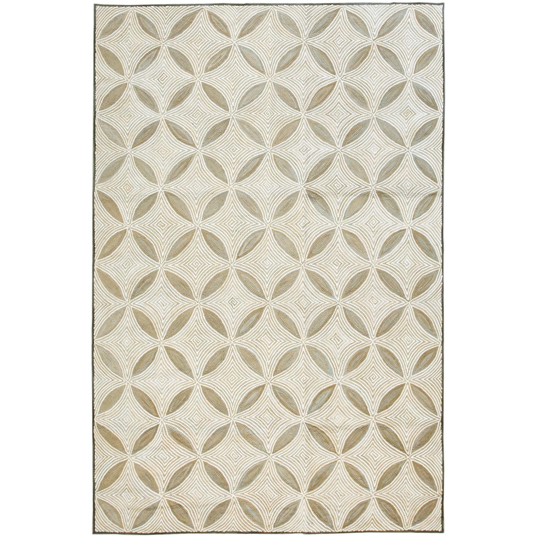 Contemporary Hooked Rug 6' 0" x 9' 0"