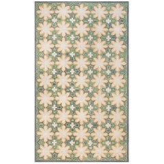 Contemporary Handmade Cotton Hooked Rug  ( 6' x 9' - 183 x 275 cm )