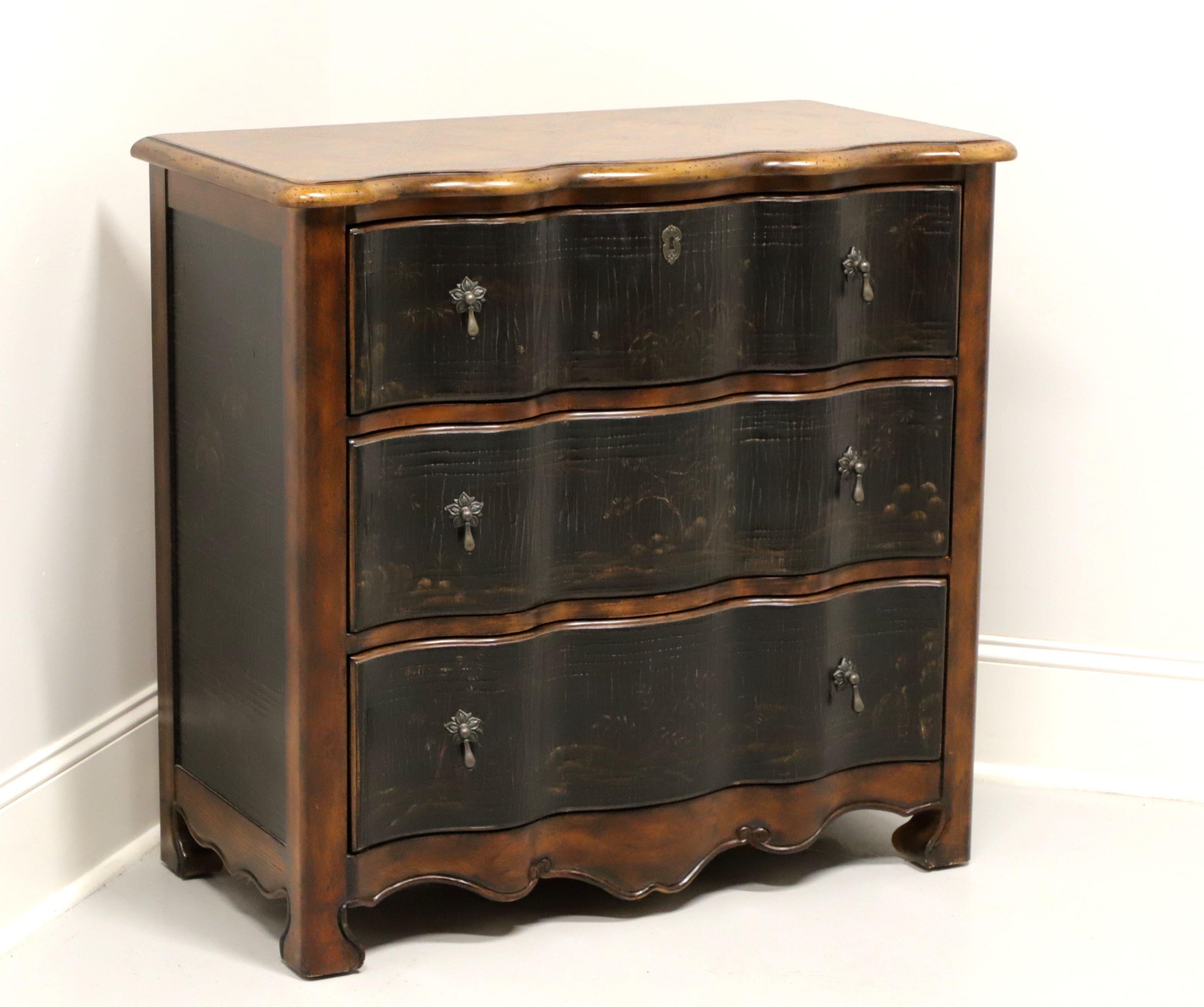 HOOKER Asian Chinoiserie Banded Parquetry Bachelor Chest 5