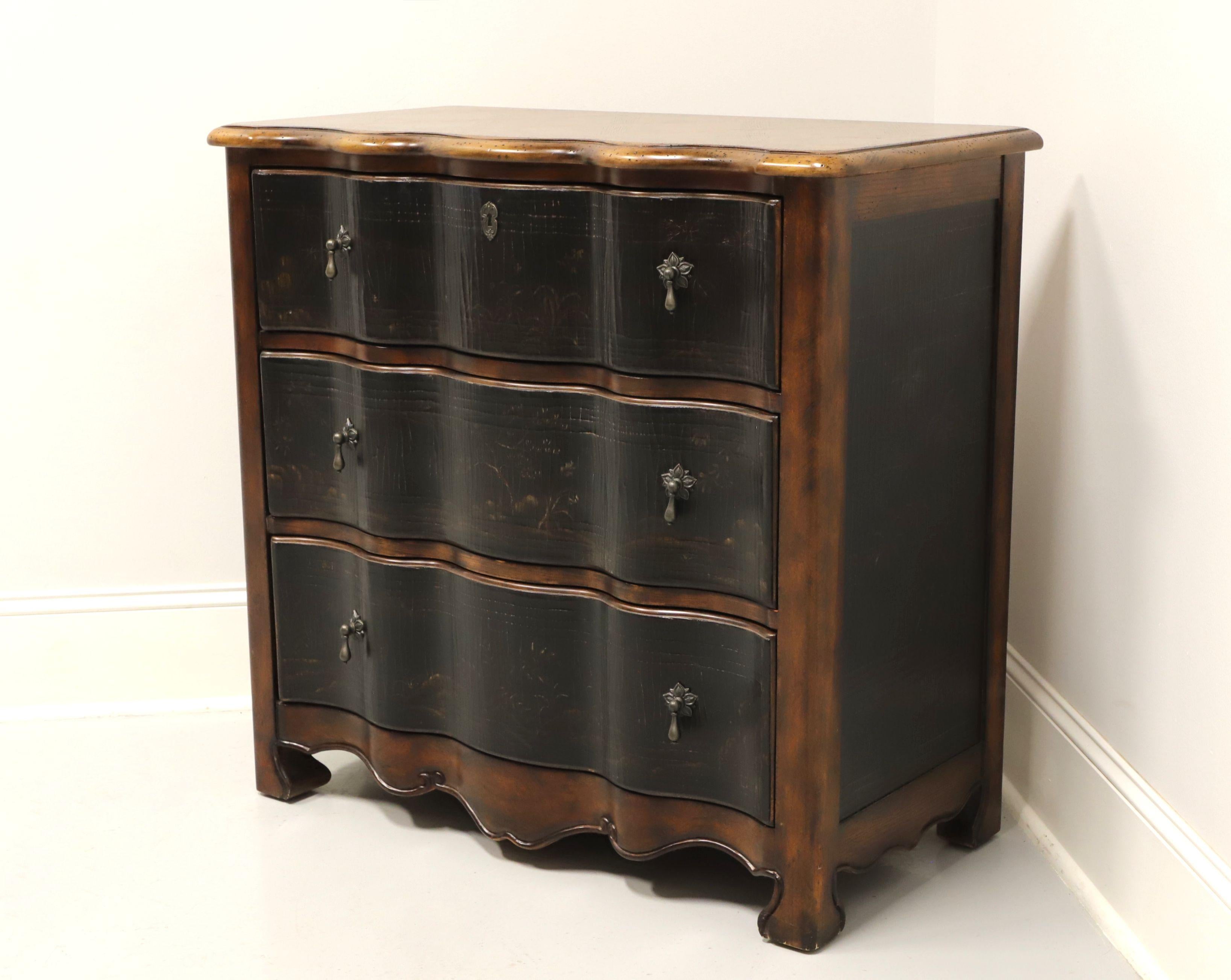East Asian HOOKER Asian Chinoiserie Banded Parquetry Bachelor Chest