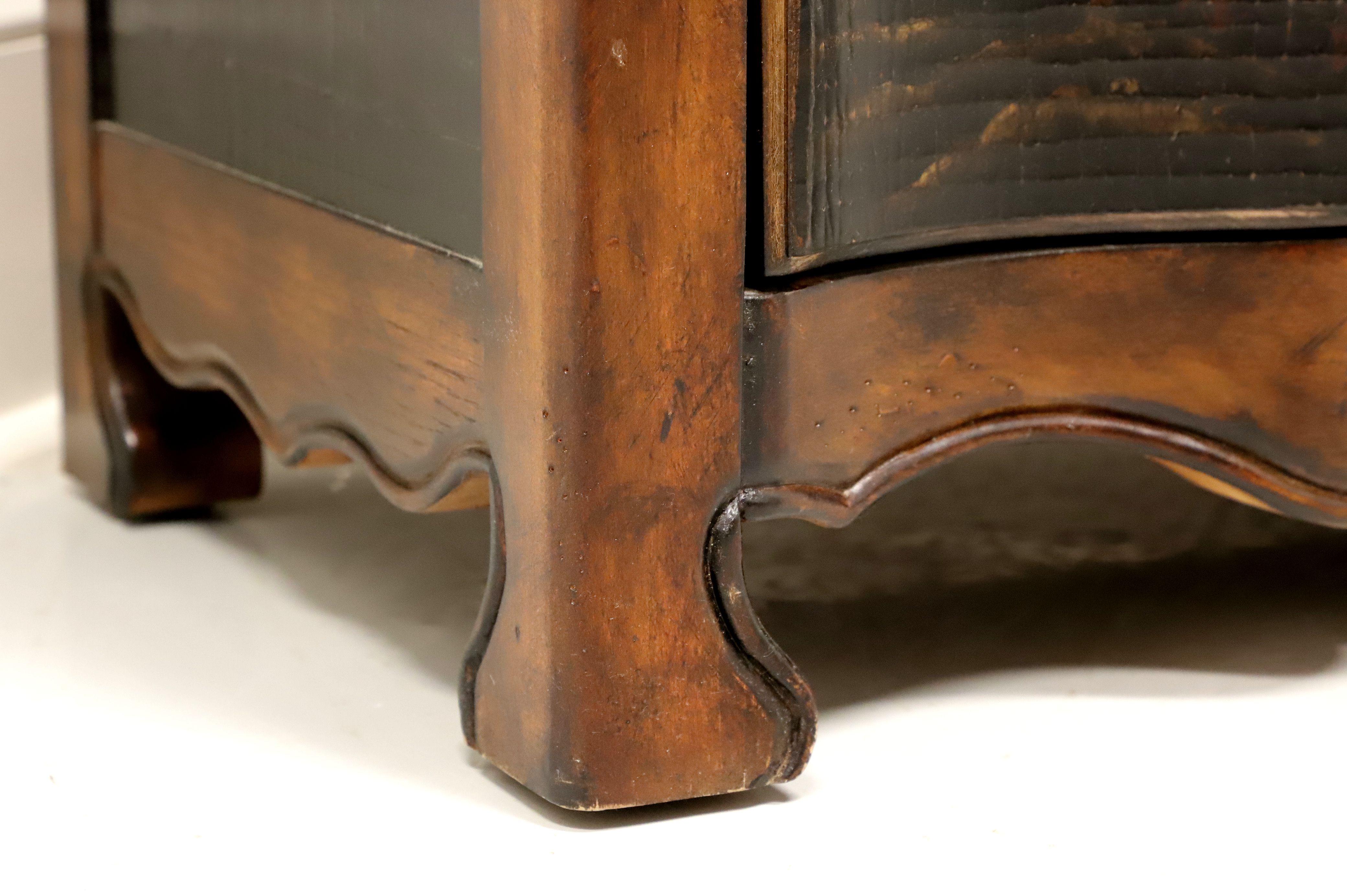 HOOKER Asian Chinoiserie Banded Parquetry Bachelor Chest 1