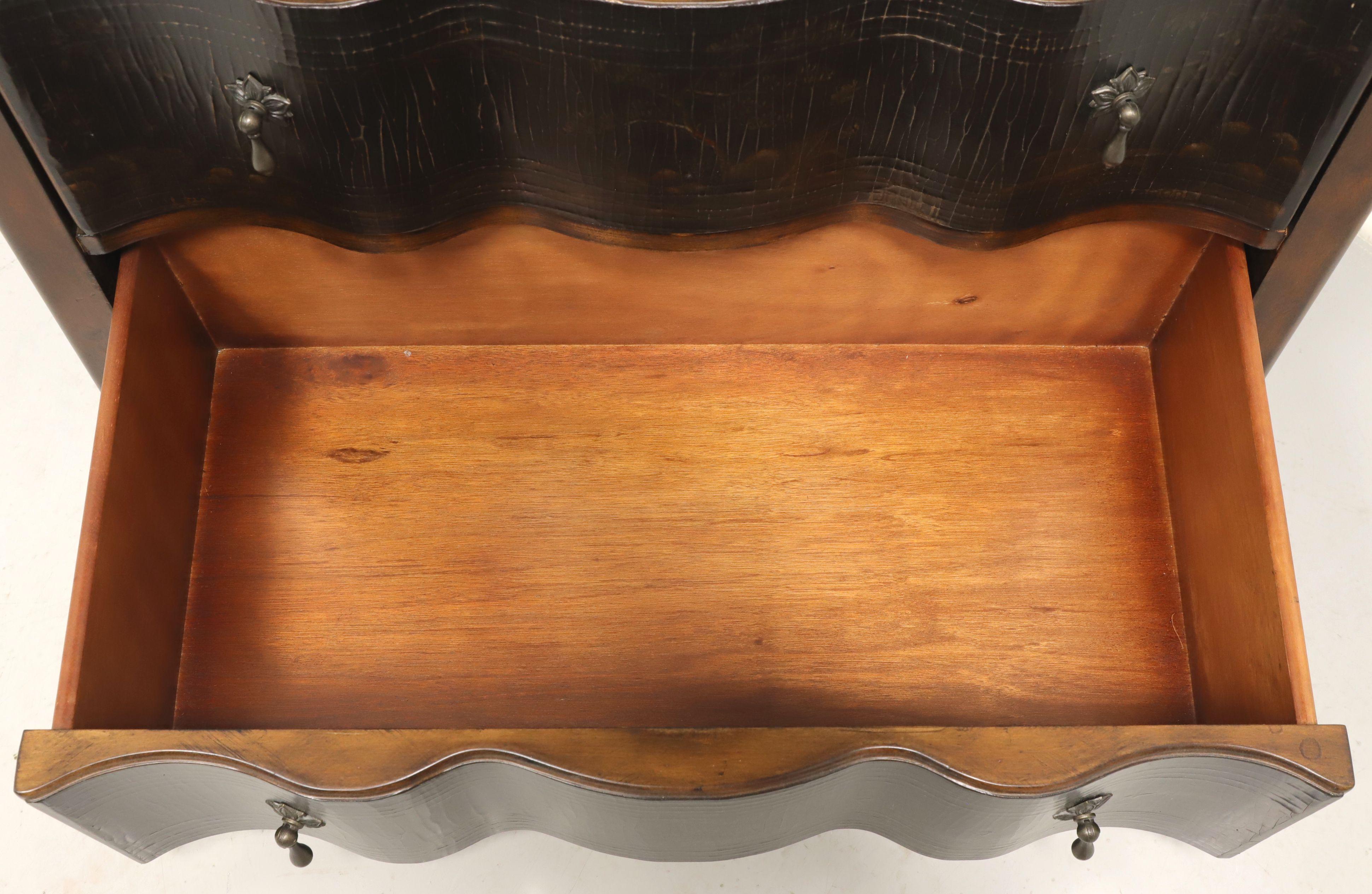 HOOKER Asian Chinoiserie Banded Parquetry Bachelor Chest 2