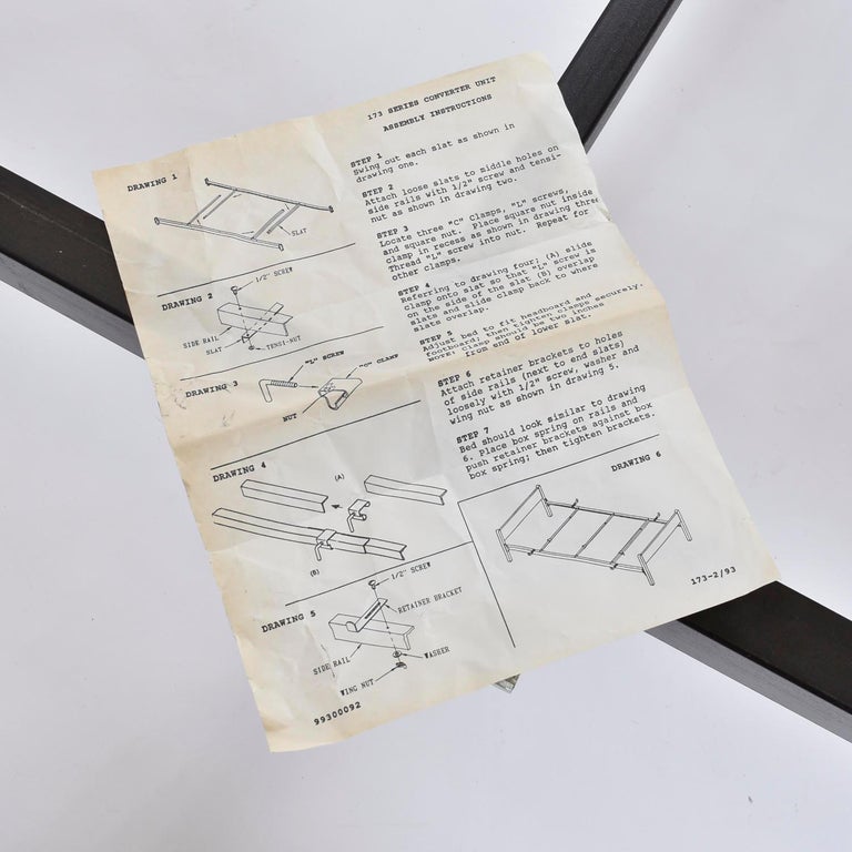 Hooker Mainline Full Double Bed Bookcase Headboard Footboard and Rails