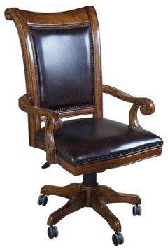 Hooker Tynecastle Leather Tilt Swivel Desk Office Chair 5323-30220