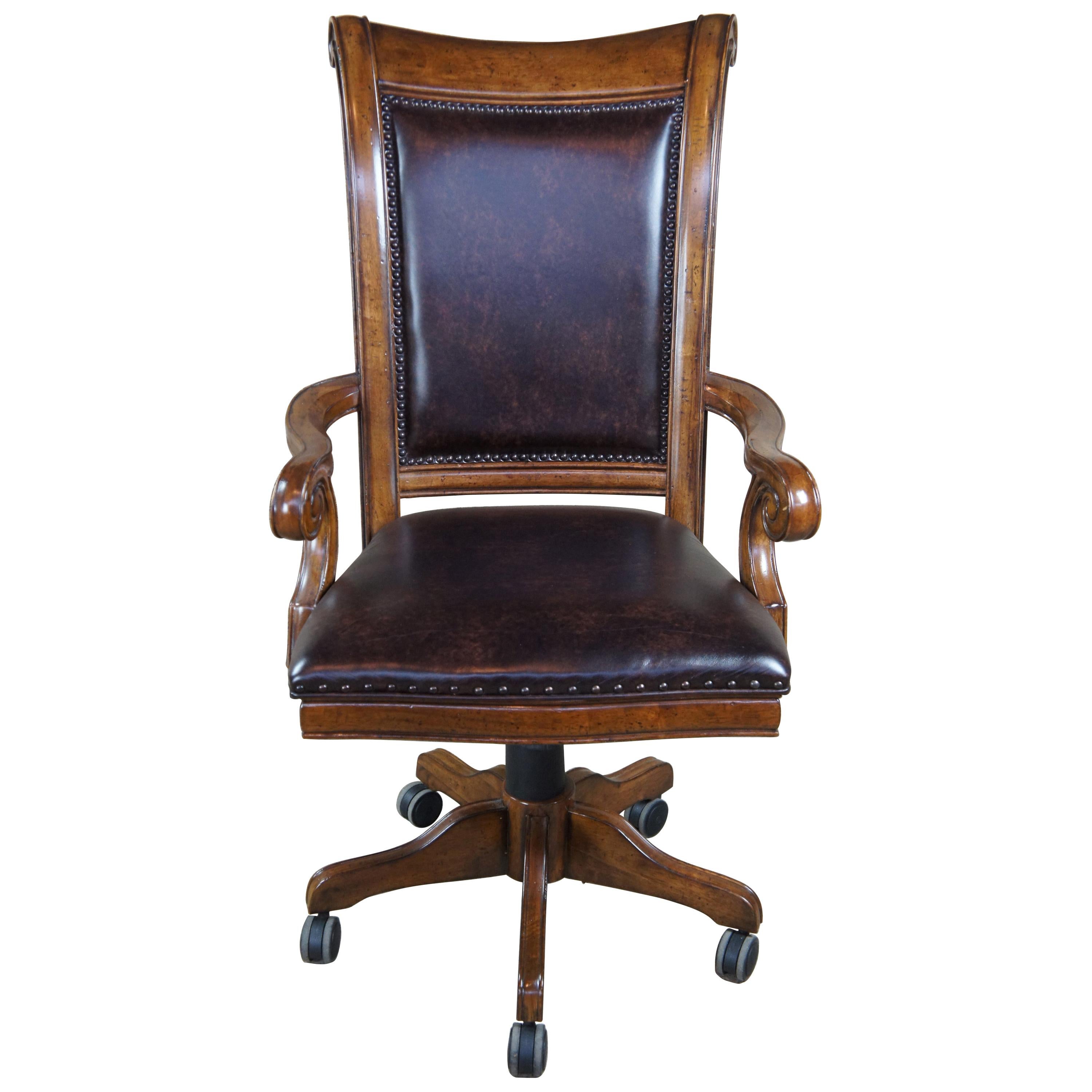 Hooker Tynecastle Leather Tilt Swivel Desk Office Chair 5323-30220