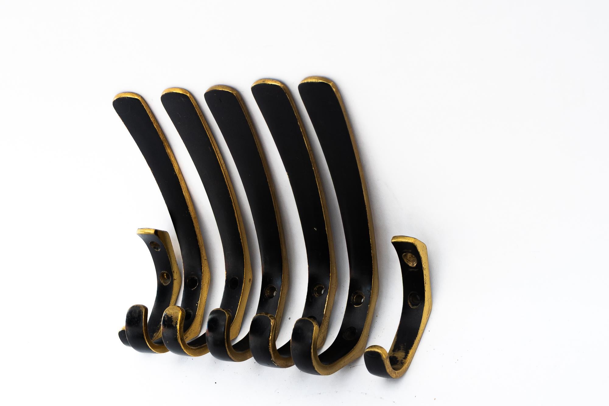 Mid-Century Modern Hooks by herta baller vienna around 1950s For Sale