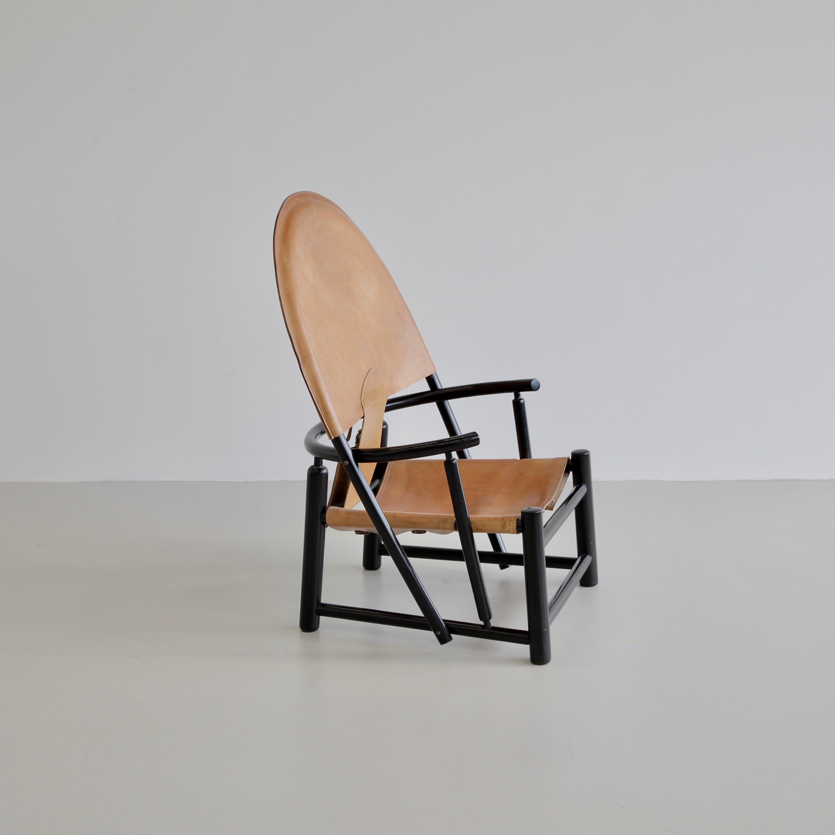 Italian Hoop Armchair by Palange & Toffoloni For Sale