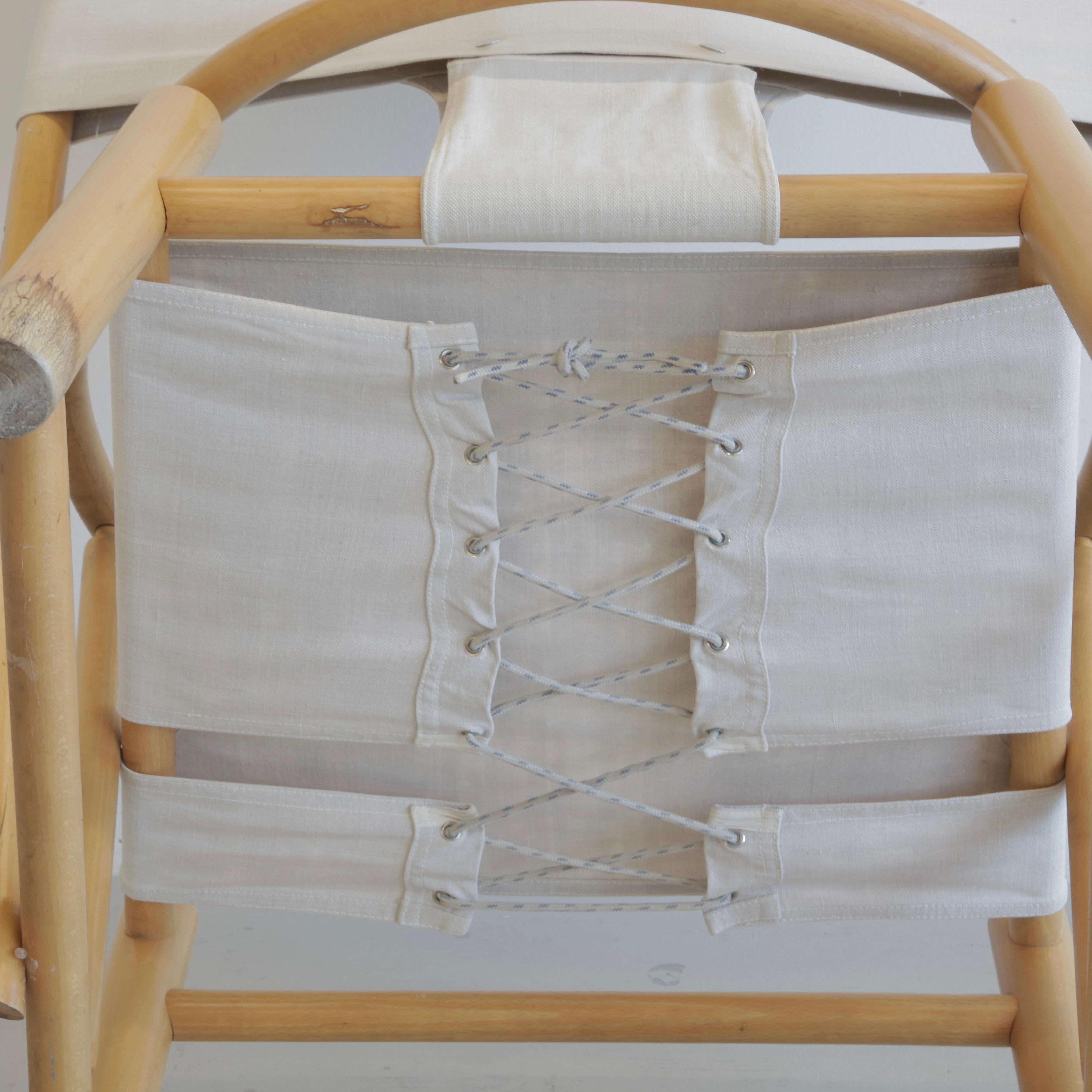 Sillón Hoop de PALANGE & TOFFOLONI, Italia 1972 Lienzo en venta