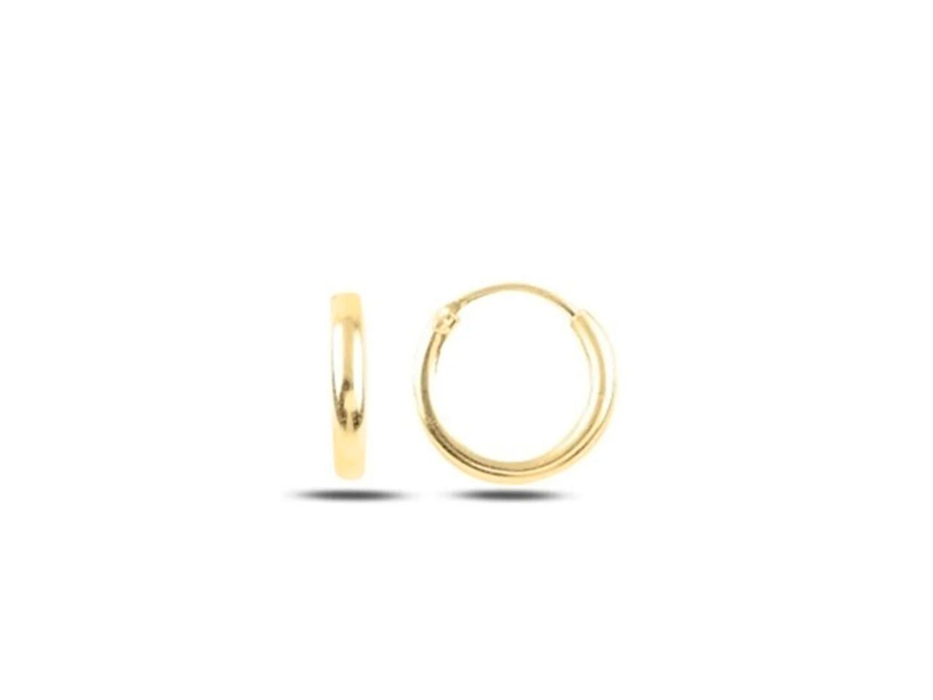 Briolette Cut Hoop Earrings and Garnet Briolette Charms in 14k Gold For Sale