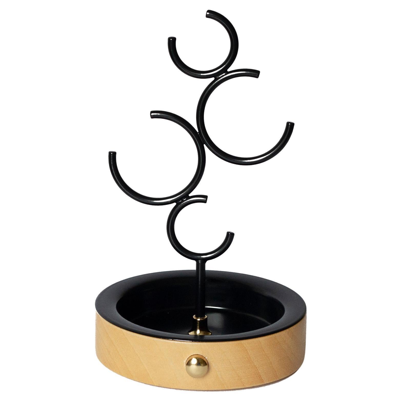 Hoop Jewelry Holder & Organizer, Black