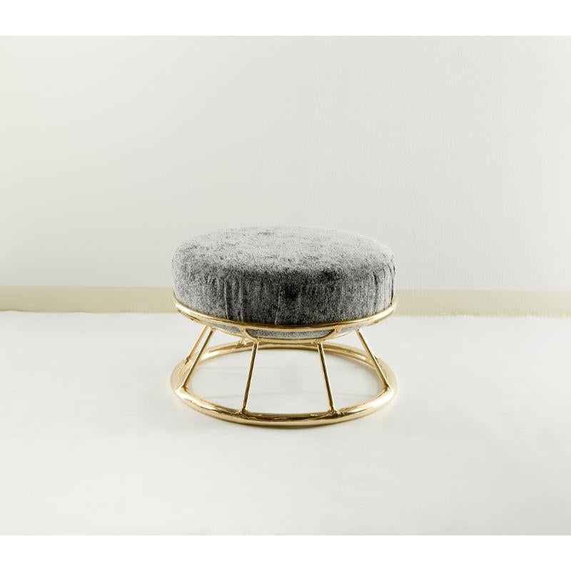 Hoop low stool by Masaya
Dimensions: D 58 x H 24 cm
Materials: Brass

Also available: Different colors (gold, polished brass. black, painted brass) and materials ( wood, marble, or glass tops)

MASAYA is our brand’s collection which combines