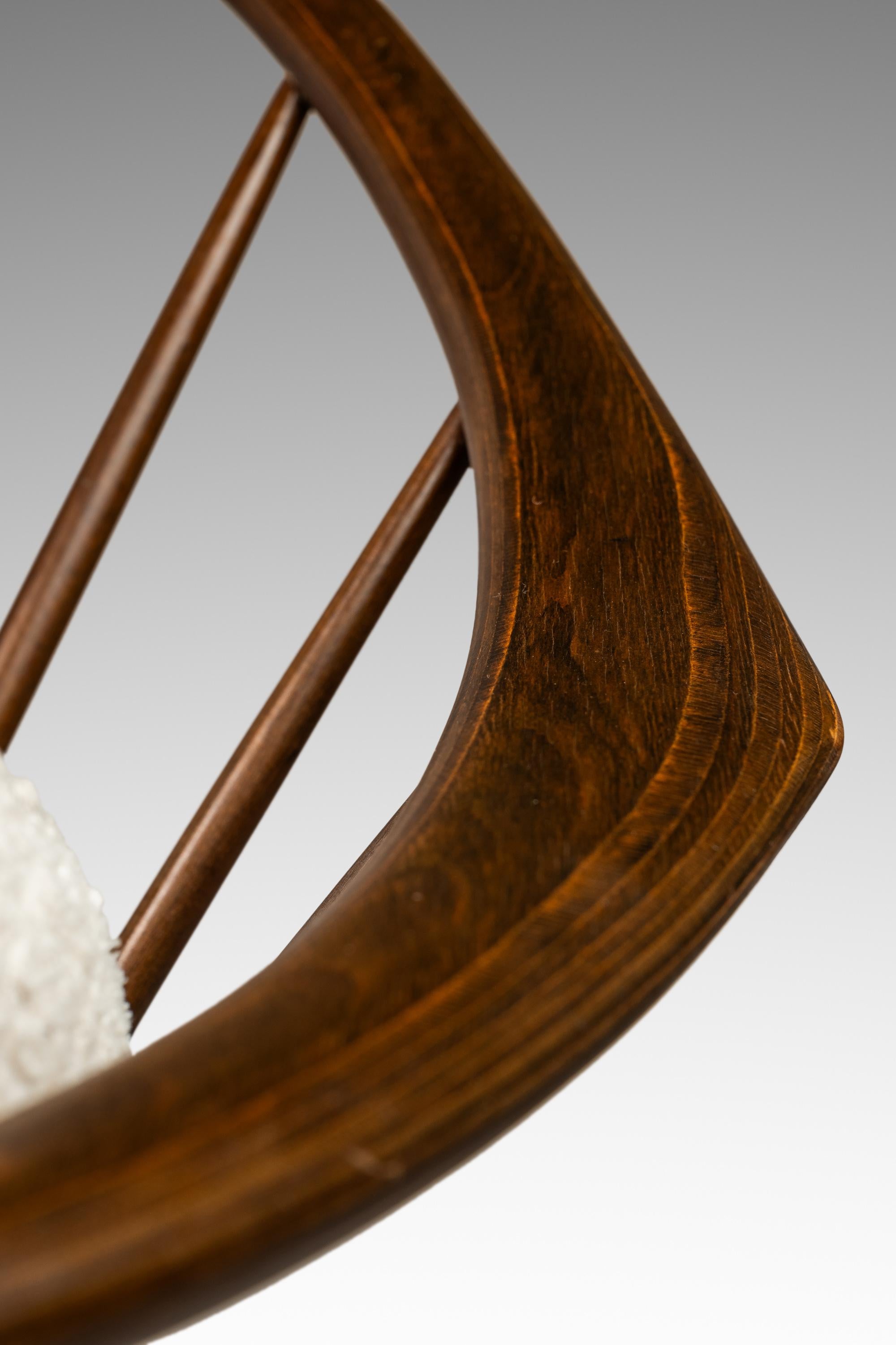 Stuhl „Hoop“ / „Peacock“ von Ib Kofod-Larsen für Selig, Dänemark, ca. 1960er Jahre im Angebot 7