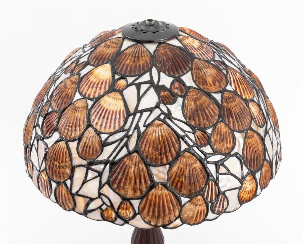 Hoosin Style Seashell & Mother of Pearl Table Lamp For Sale 4