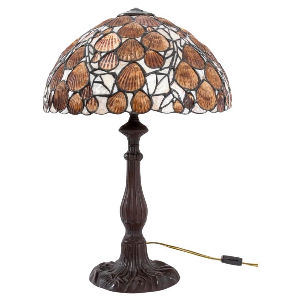 Hoosin Style Seashell & Mother of Pearl Table Lamp For Sale
