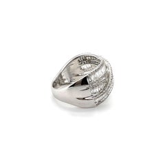 'Hope' 18CT White Gold Trilogy Stack Ring