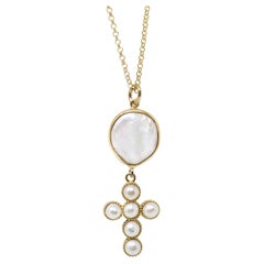 Hope Gold-plated Pearl Necklace