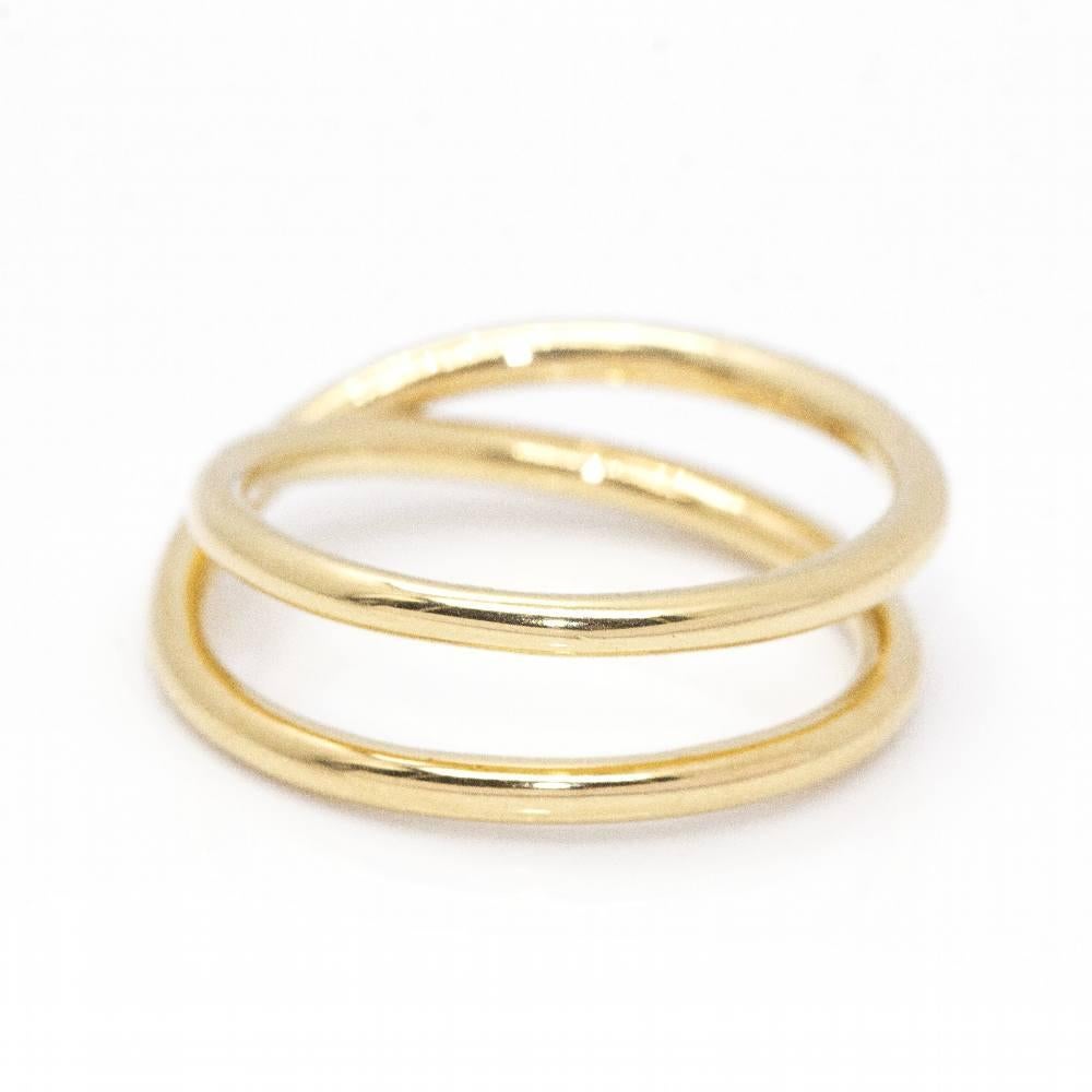 Women's HOPE Ring in Yellow Gold and Diamonds For Sale