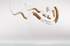 Hope Sculptural Bronze Chandelier