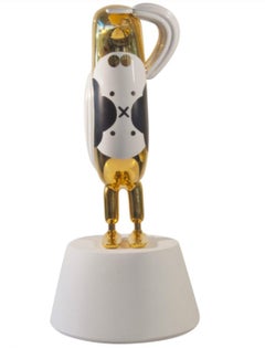 Hopebird Decoration 10 Glossy Gold White and Black by Bosa