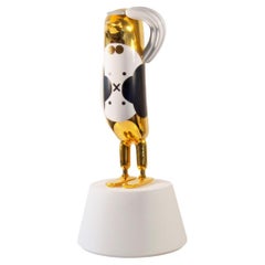 Hopebird Decoration 10 Glossy Gold White and Black by Bosa