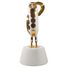 Hopebird Decoration 3 Glossy Gold and White by Bosa