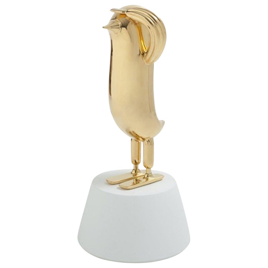 Hopebird or brillant avec base blanche satinée par Bosa