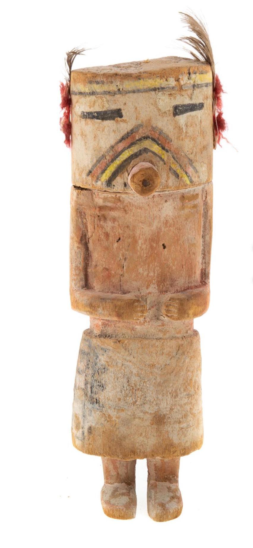 Native American Hopi Carved And Painted Wood Kachina Doll For Sale