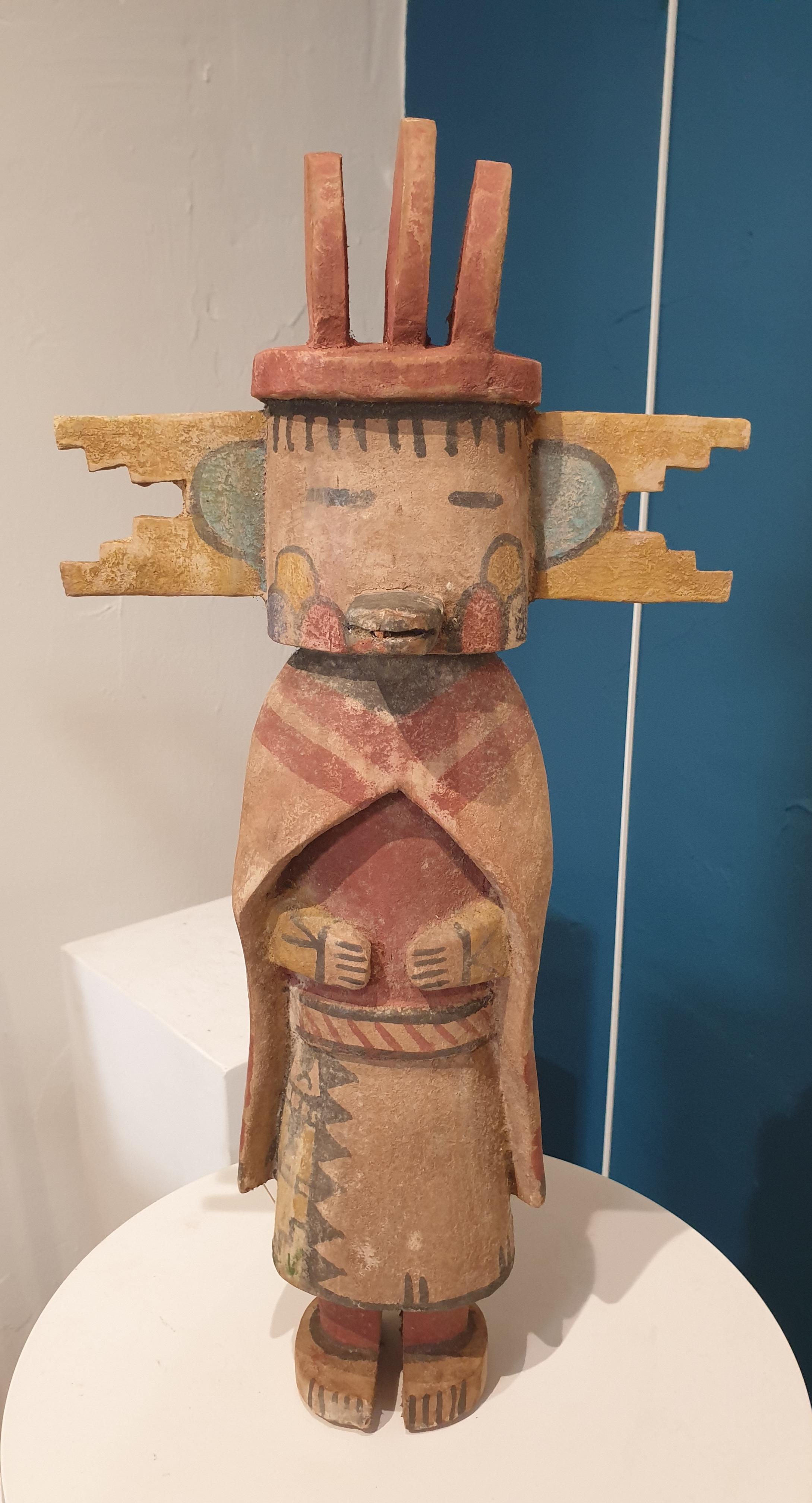 Acht nordamerikanische Hopi Katsina-Puppen der Hopi-Zeit (Kachina). im Angebot 5