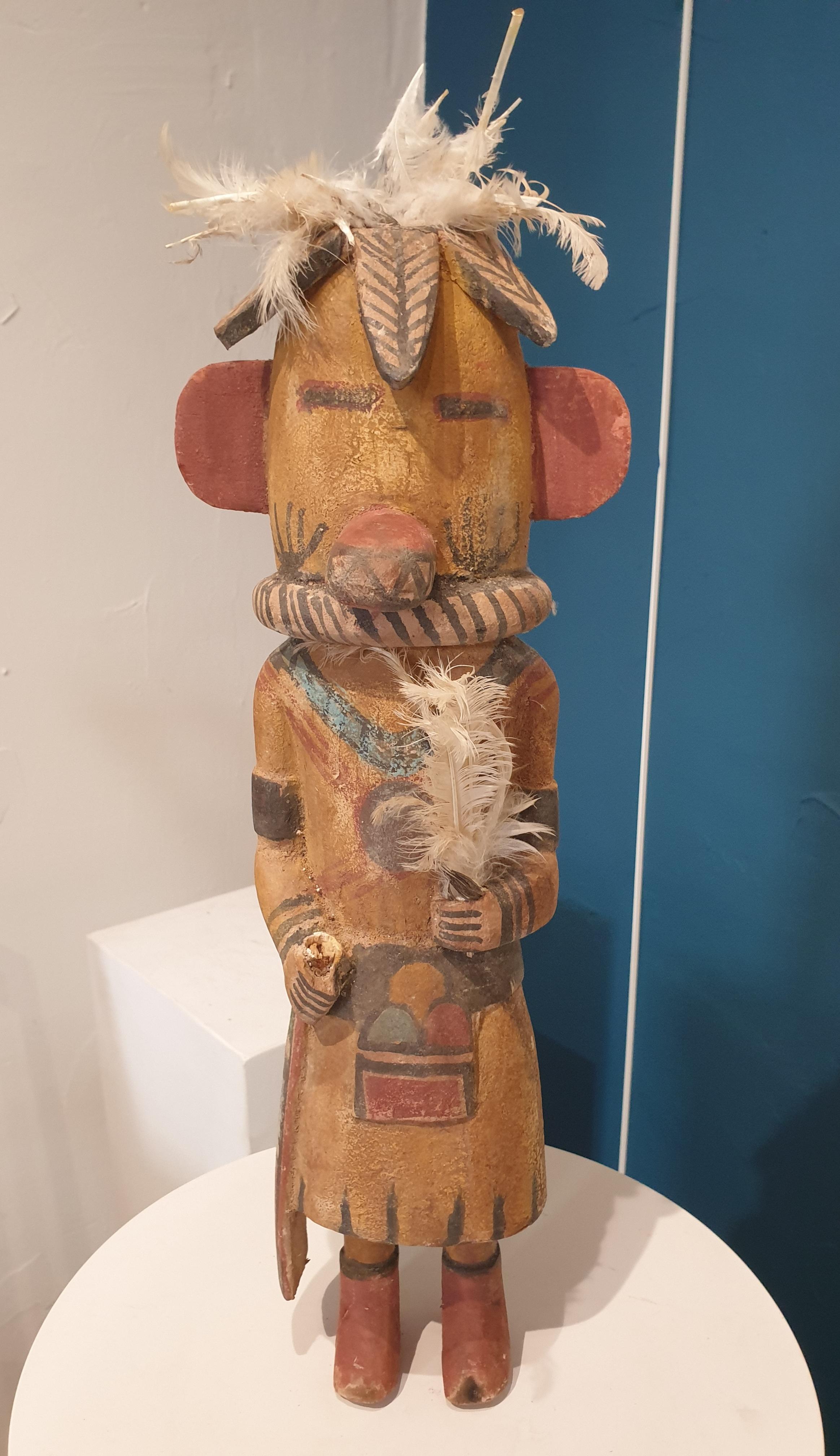 Group of Seven Native North American Hopi Katsina (Kachina) Dolls. 3