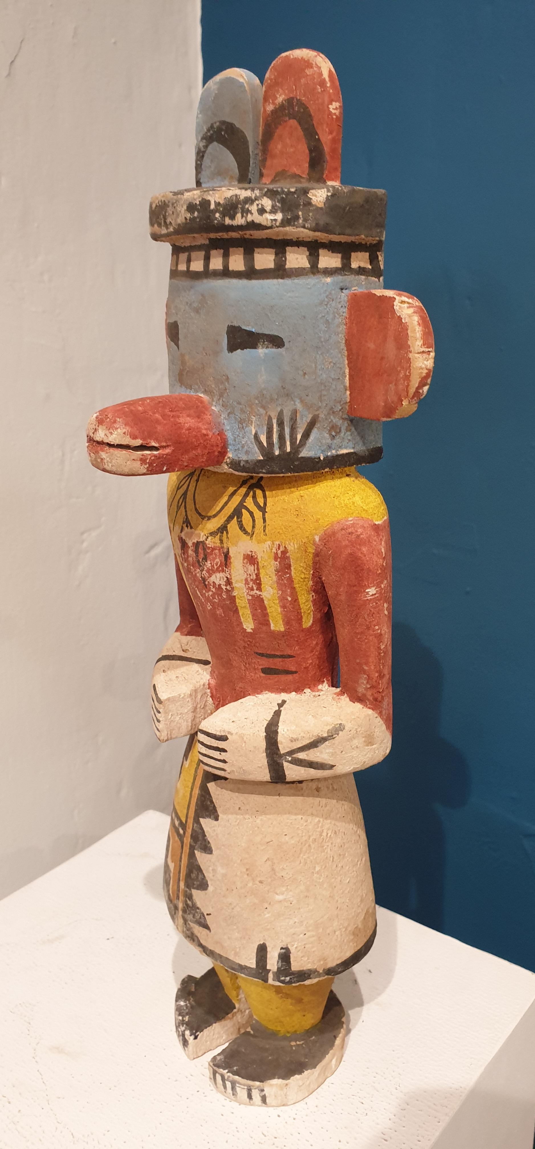 Native North American Hopi Katsina (Kachina) Doll. - Sculpture by Hopi Craftsmen
