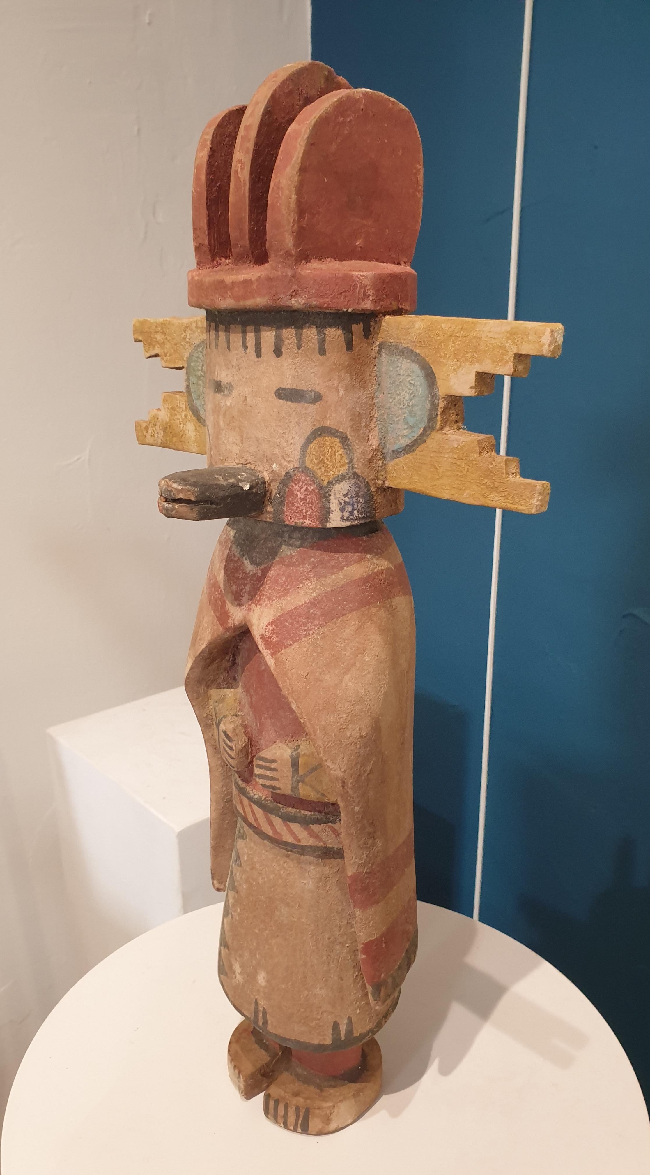 Native North American Hopi Katsina (Kachina) Doll. - Sculpture by Hopi Craftsmen