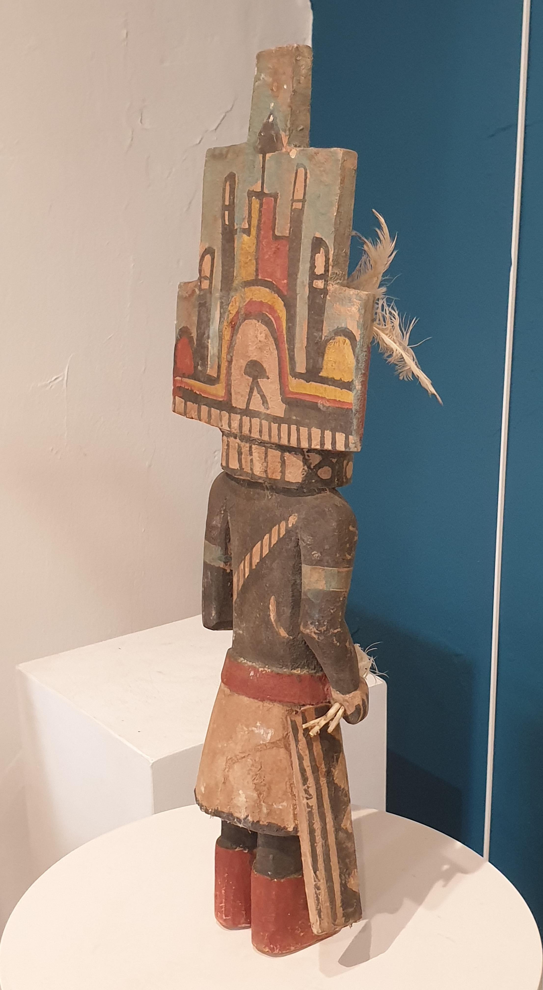 Native North American Hopi Katsina (Kachina) Doll. - American Impressionist Sculpture by Hopi Craftsmen