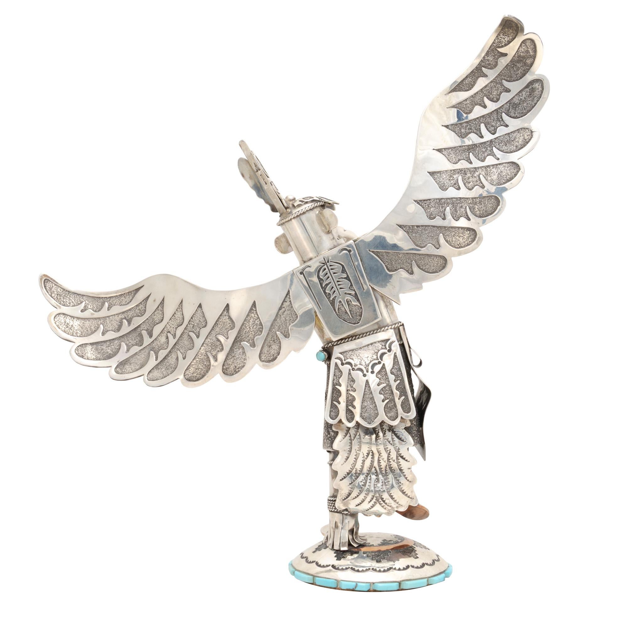 Hopi Sterling Silber Kachina Figur (Indigene Kunst (Nord-/Südamerika)) im Angebot