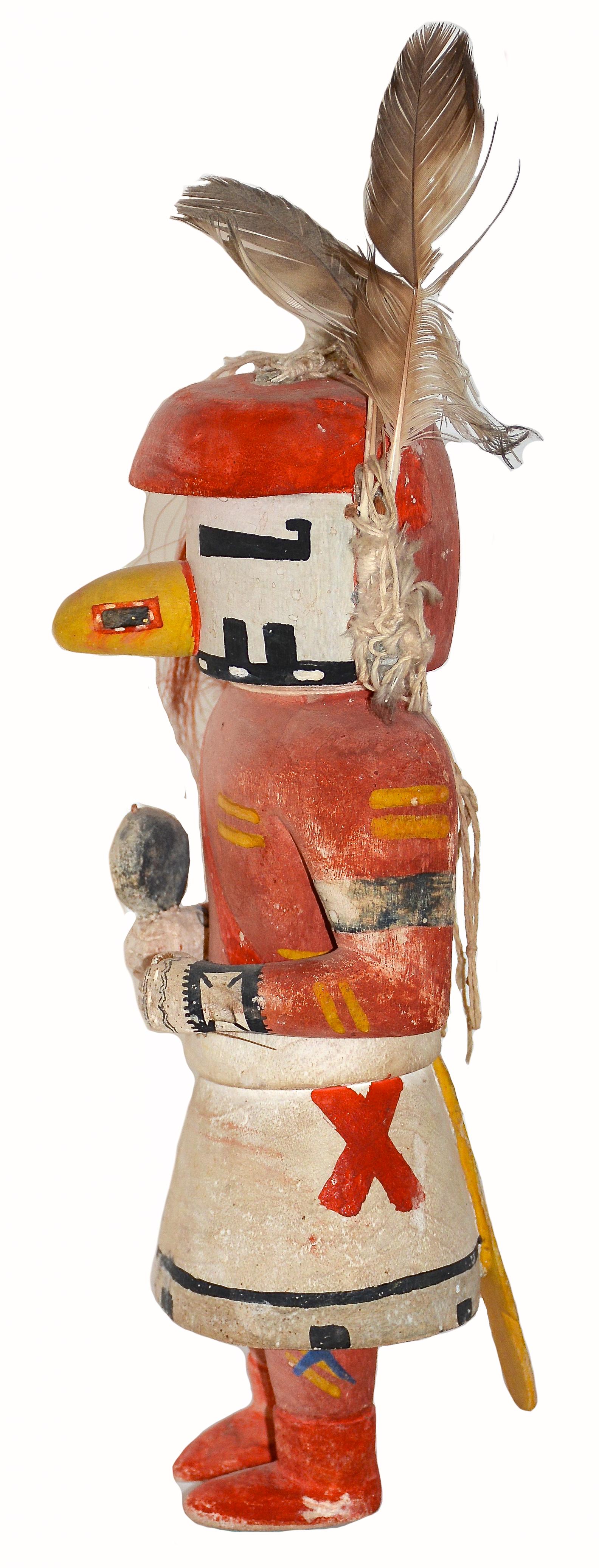 Hopi-Blatt Katsina-Puppe (Handgeschnitzt) im Angebot