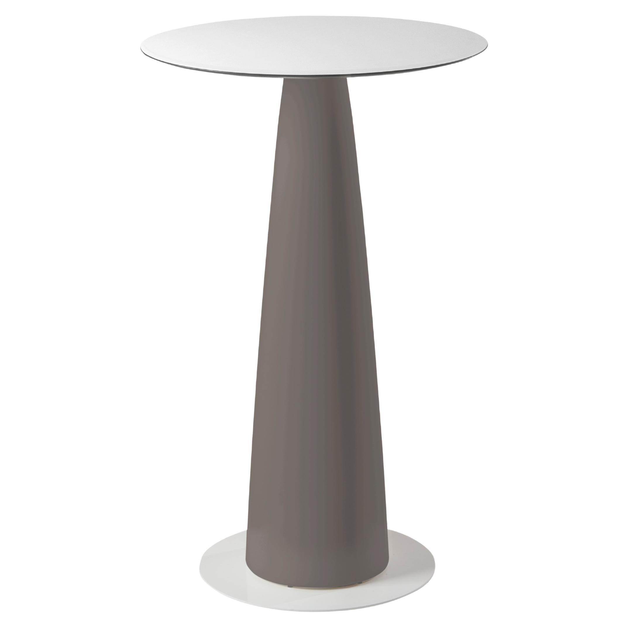 Mesa redonda Hoplà 110 Argil Gris de Marc Sadler en venta
