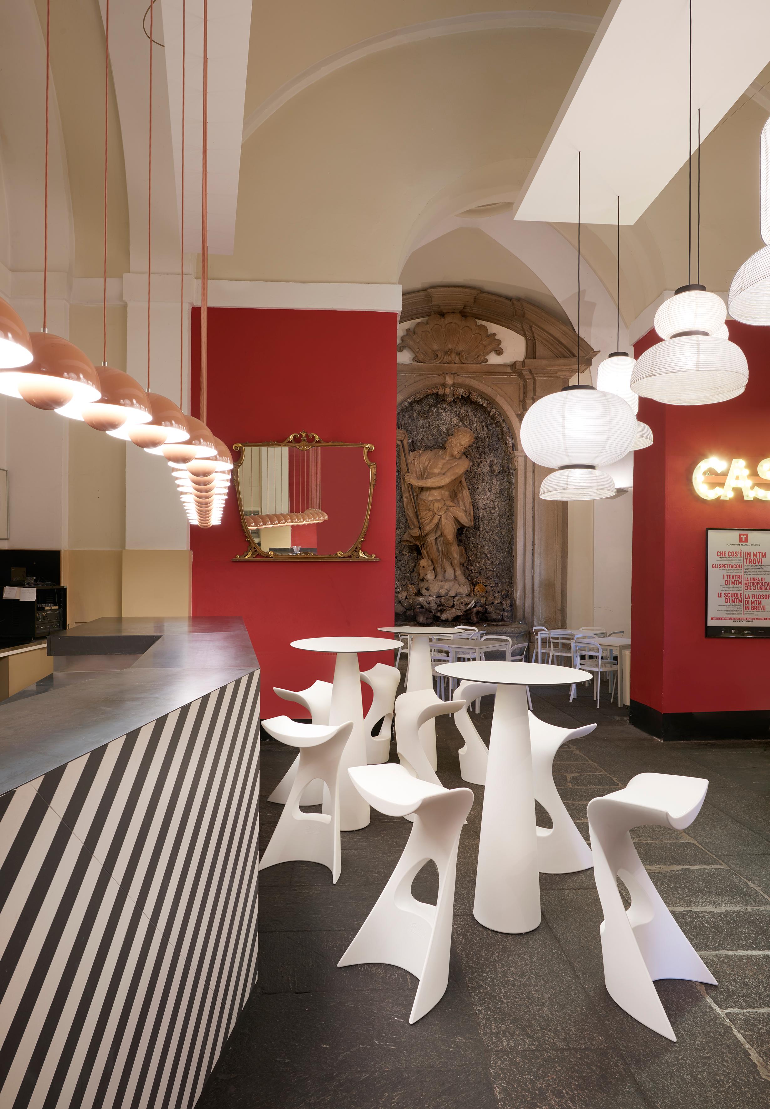 Autre Table ronde Hoplà 110 Elephant Grey par Marc Sadler en vente