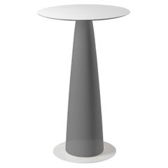 Hoplà 110 Elephant Grey Round Table by Marc Sadler