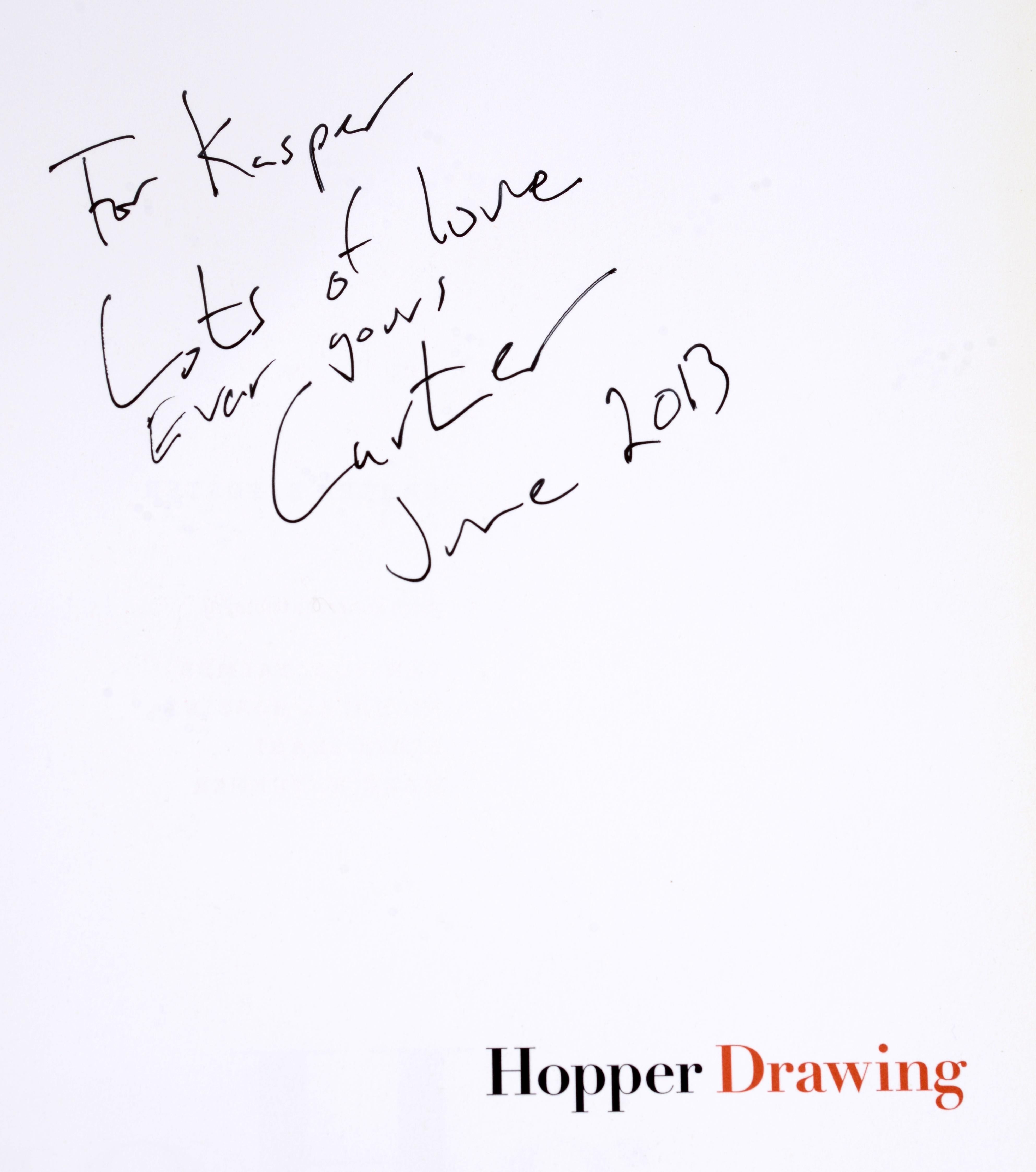 Hopper-Zeichnung von Carter E. Foster. 2013, Whitney Museum of American Art. 1st Ed Hardcover mit Schutzumschlag. Diese Monografie wurde anlässlich der Ausstellung im Whitney Museum of American Art (23. Mai bis 6. Oktober 2013) erstellt. Die